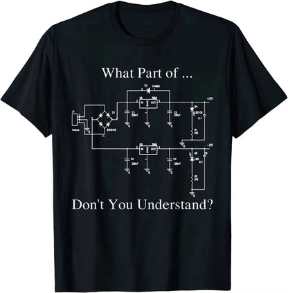 Electrical Engineer T-Shirt Gift Funny Engineering Sarcasm T-Shirt Printed T Shirt Cotton Man T Shirts Printed Plain Unisex